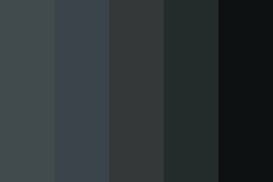 Soft Black color palette
