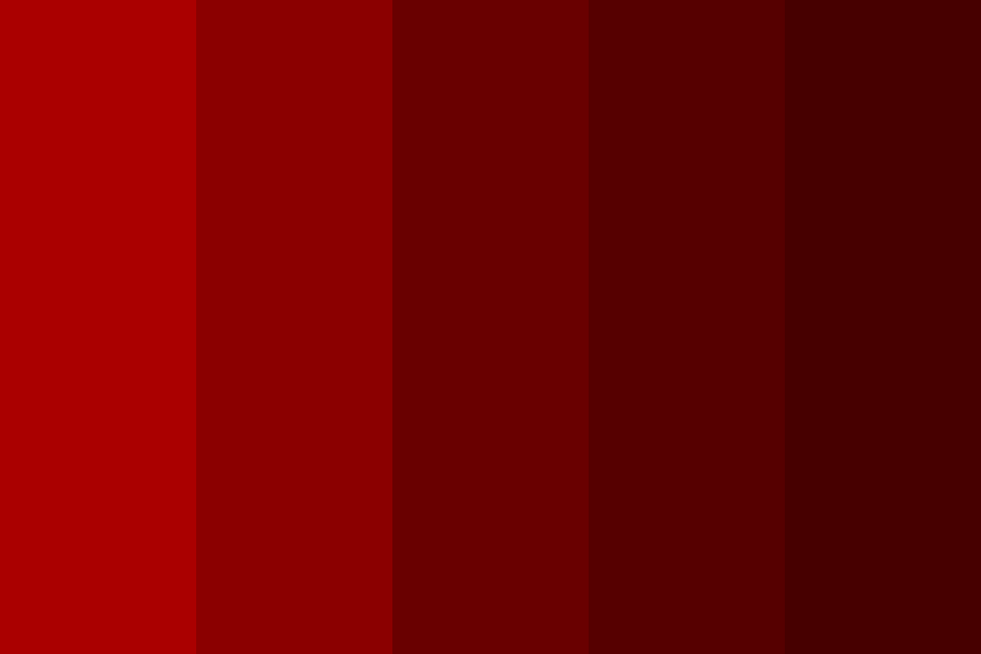 Red Room Of Pain Color Palette