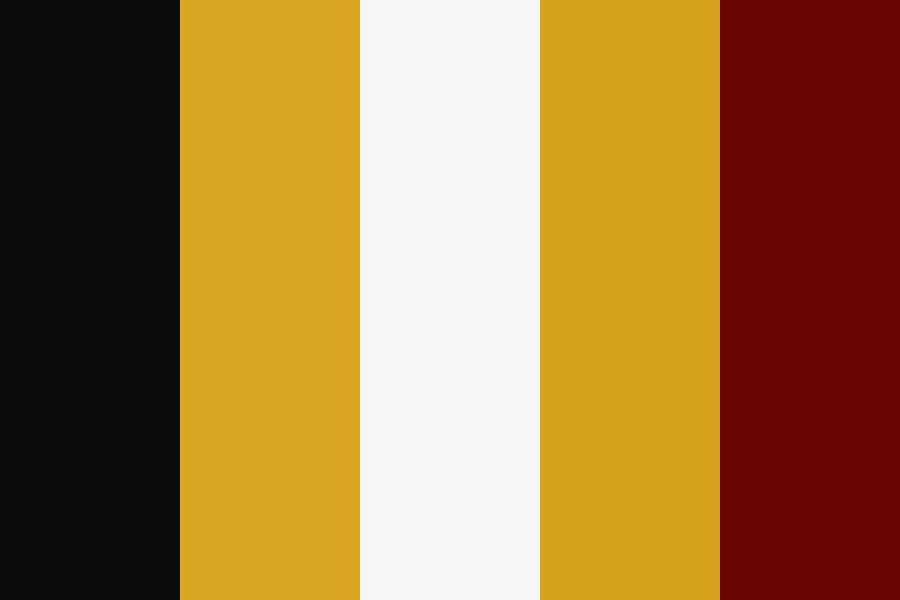  Black  Gold  Red Color  Palette