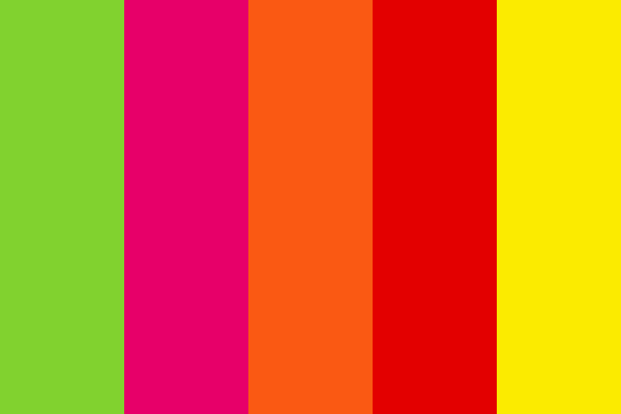 2022 WOW Bright  Beach Color  Palette