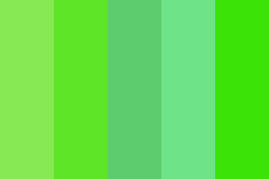 Shades Of Light Green Color Palette