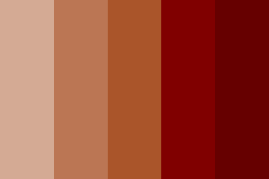 Оттенки красно коричневого цвета