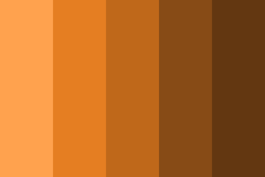 оранжево терракотовый цвет