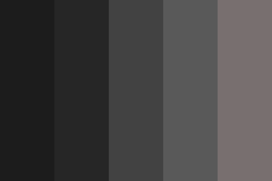 Many Grays color palette