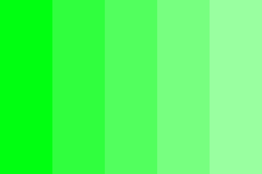 Light Green Fade Color Palette