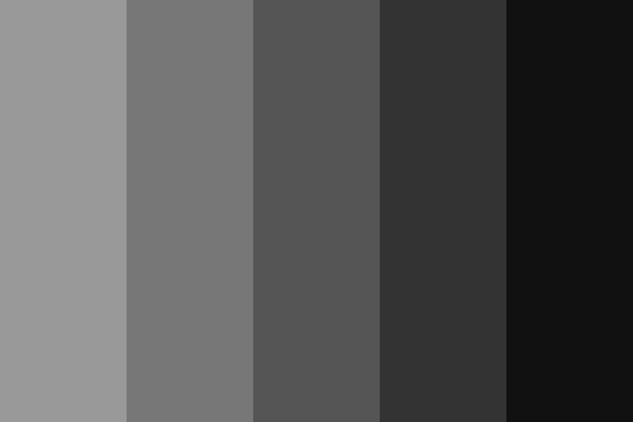 Shades Of Gray Color Palette