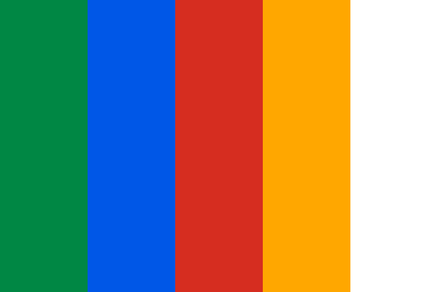 Google Colors color palette