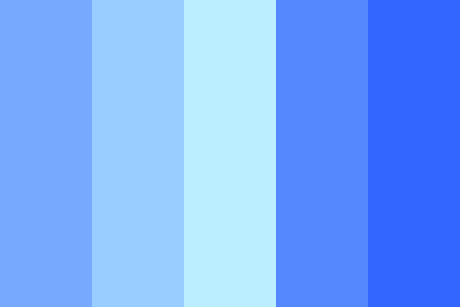 blues color palette