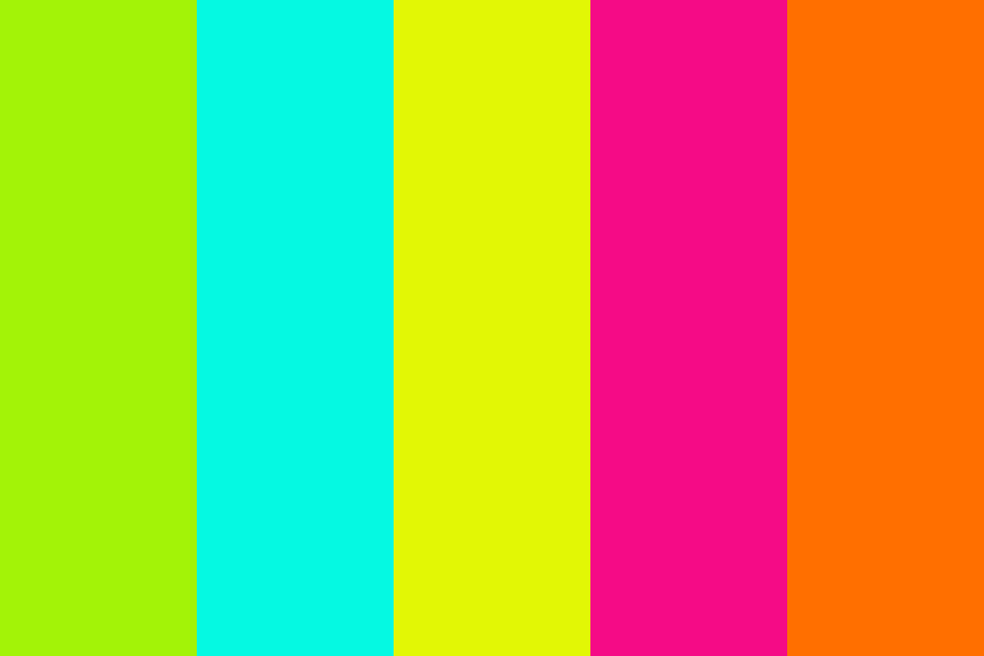 Fluo color Color Palette