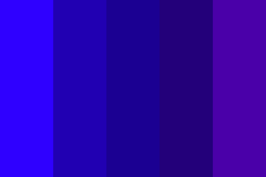 Indigo blues Color Palette