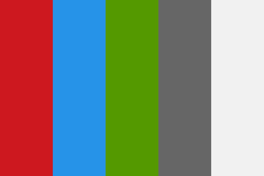 YouTube color palette
