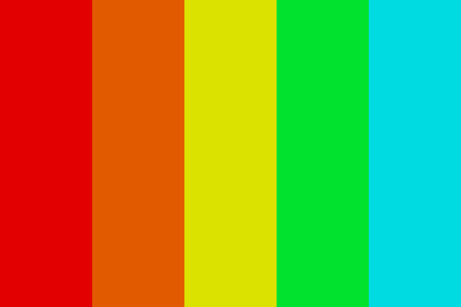 rgb colors of gay pride flag