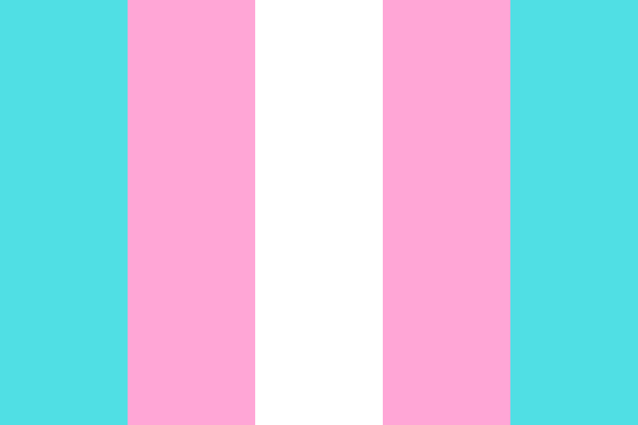 Transgender Pride Flag Color Palette