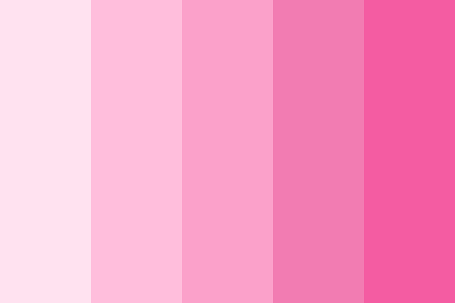 Monochromatic Pinks Color Palette