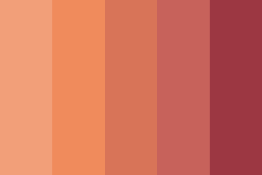 Orange Red Color Palette
