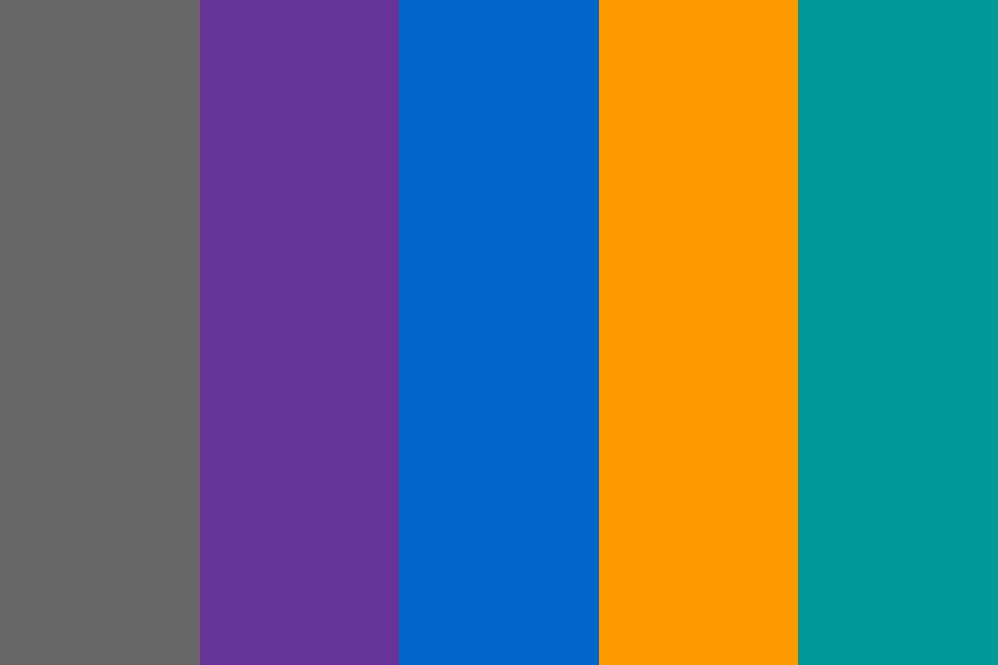 Purple Blue And Green Color Palette