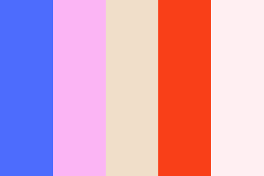 Oshiete 4 color palette