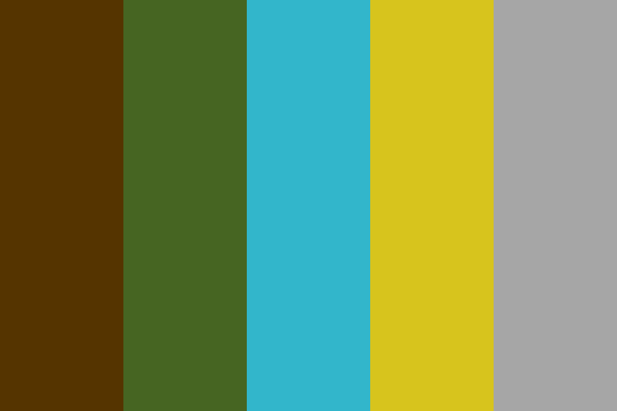 Confused Town By The Woods color palette