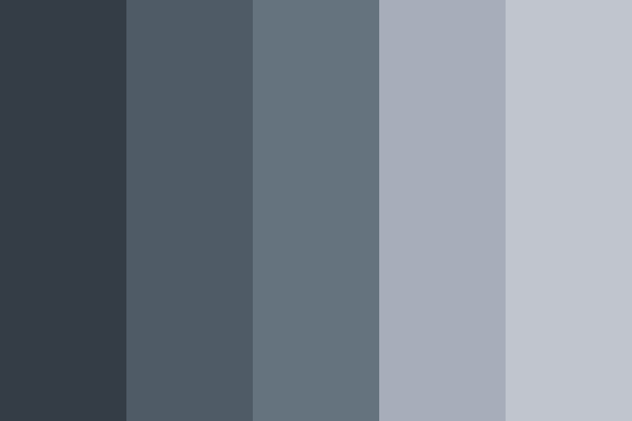 space-gray like color palette