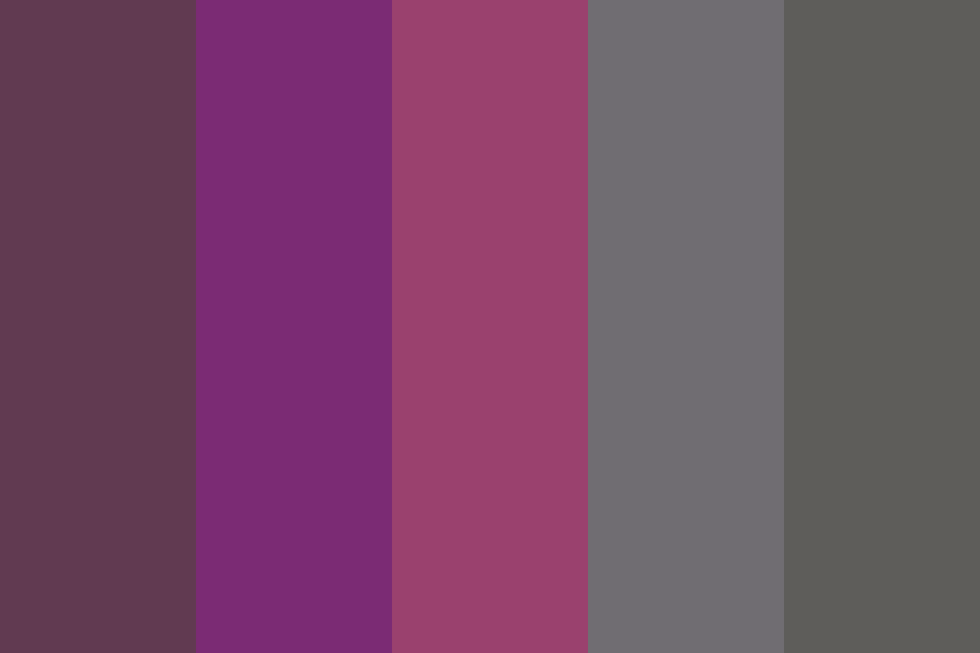 purple & dark grey color combination