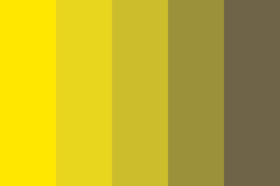 Thick Yellow Color Palette