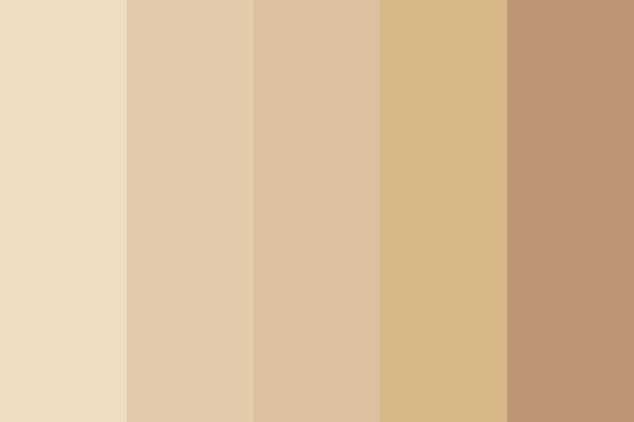 Peanut Butter color palette