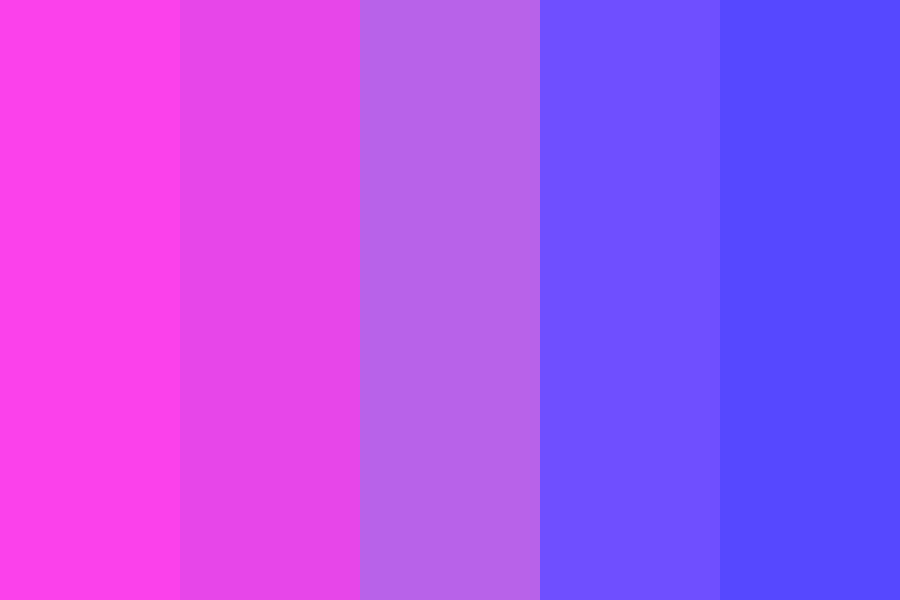Bisexual Pride color palette