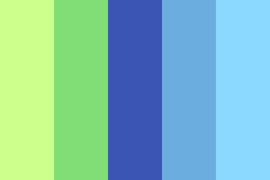 Blue Green Aesthetic Color Palette