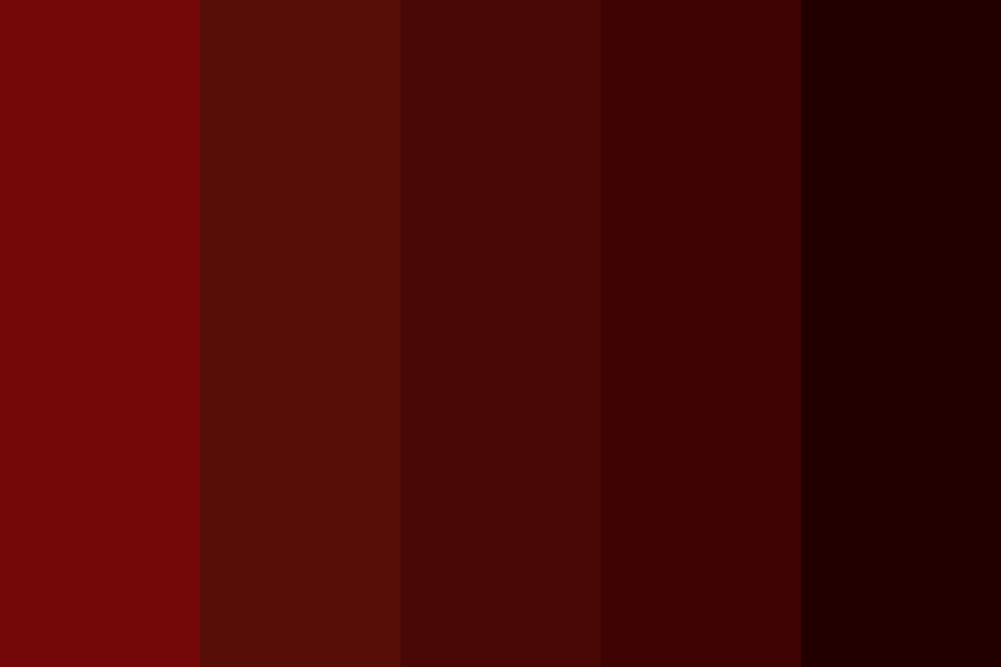 blood Color Palette