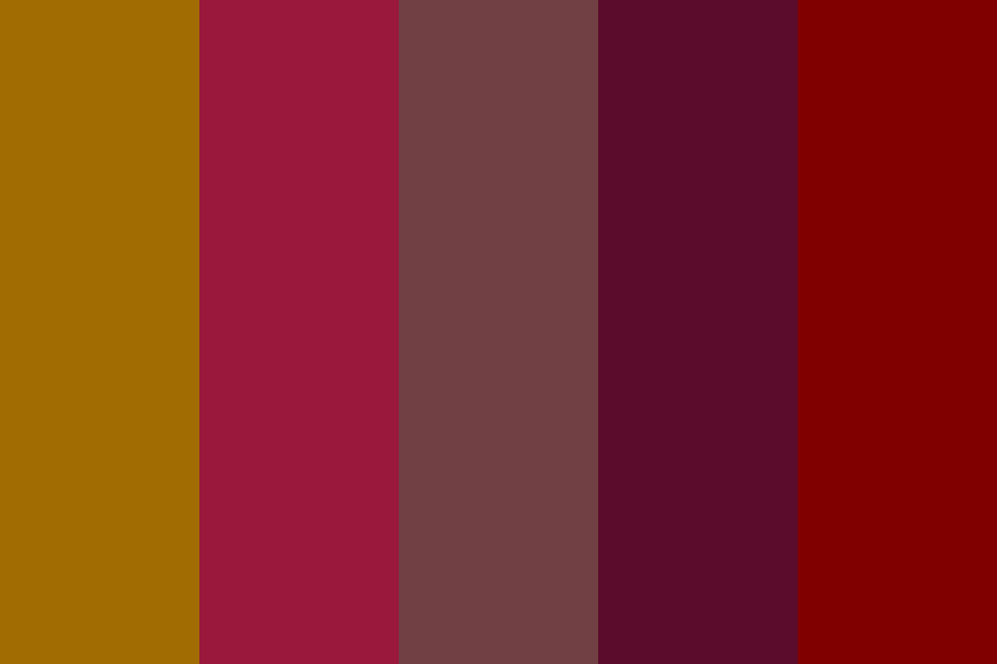 Favorite Dark Warms color palette