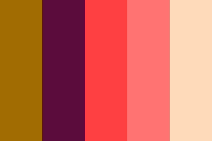 Favorite of Warms color palette