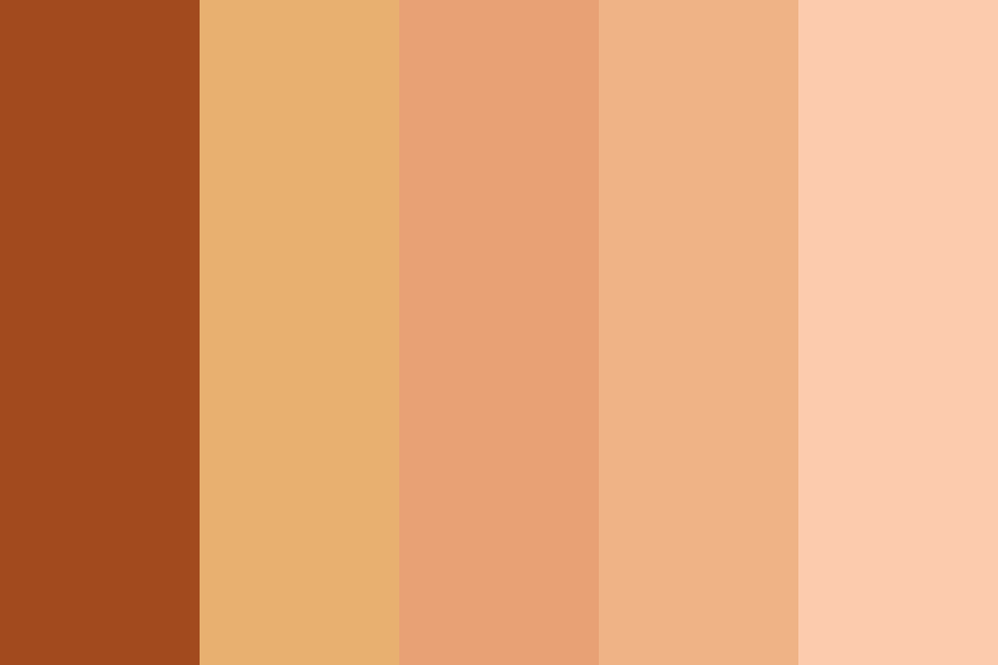Skin Aesthetic Color Palette