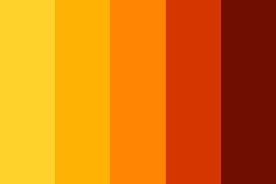 Dark Amber Color Palette dark-amber-color-palette