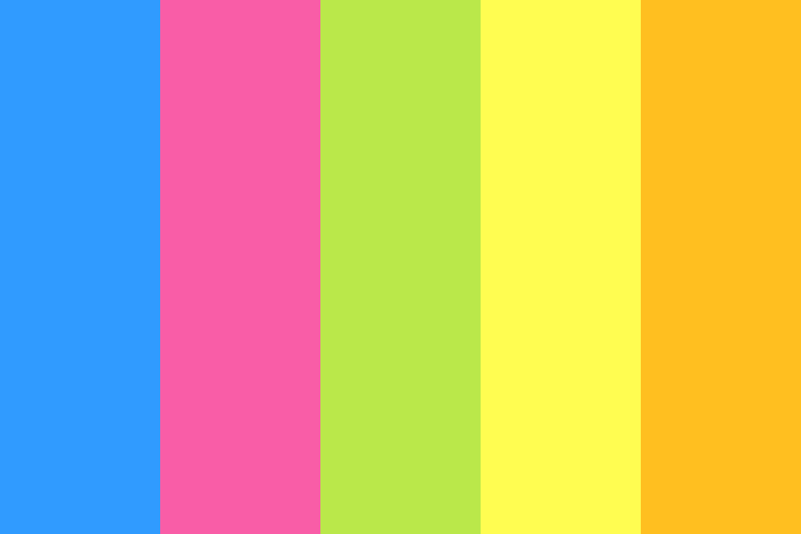 Carnival Fluro Color Palette
