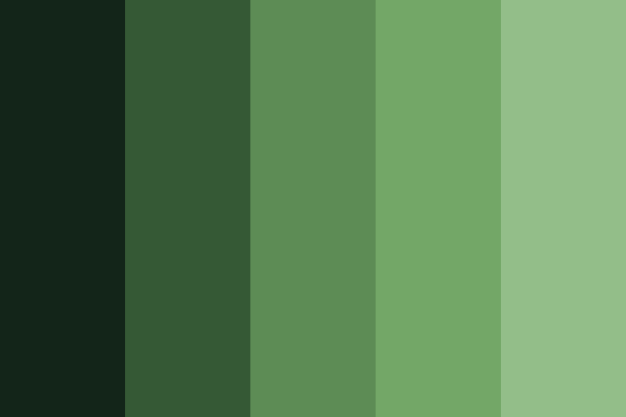 shade of green Color Palette