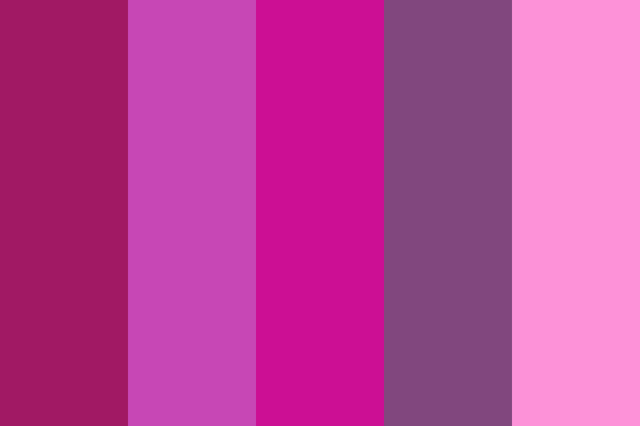 "Purple Paradise"
4. "Bubblegum Pink" - wide 7