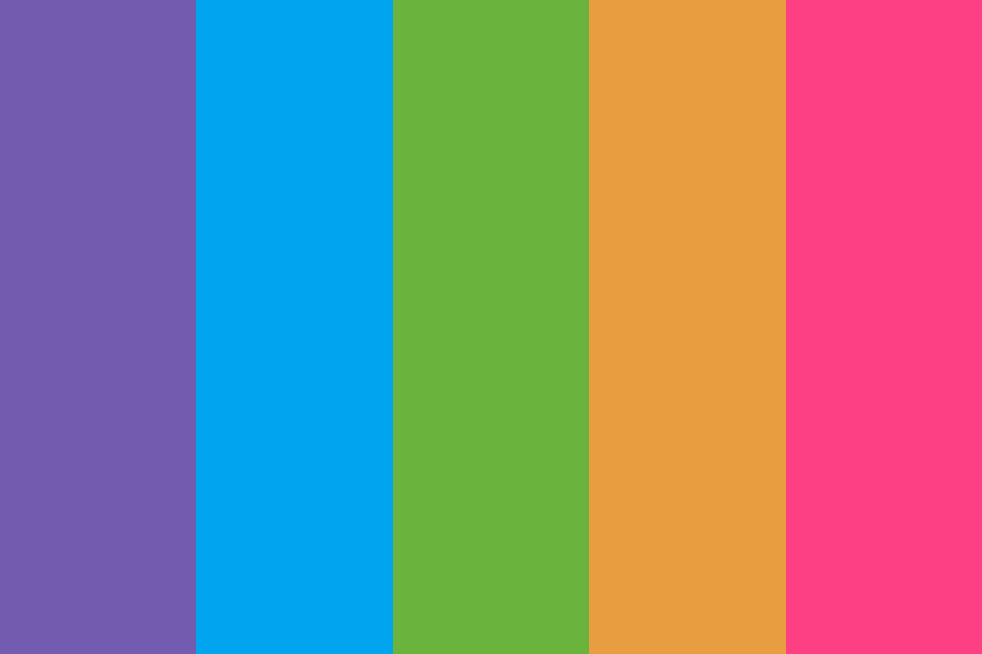 Vivid Colors Color Palette