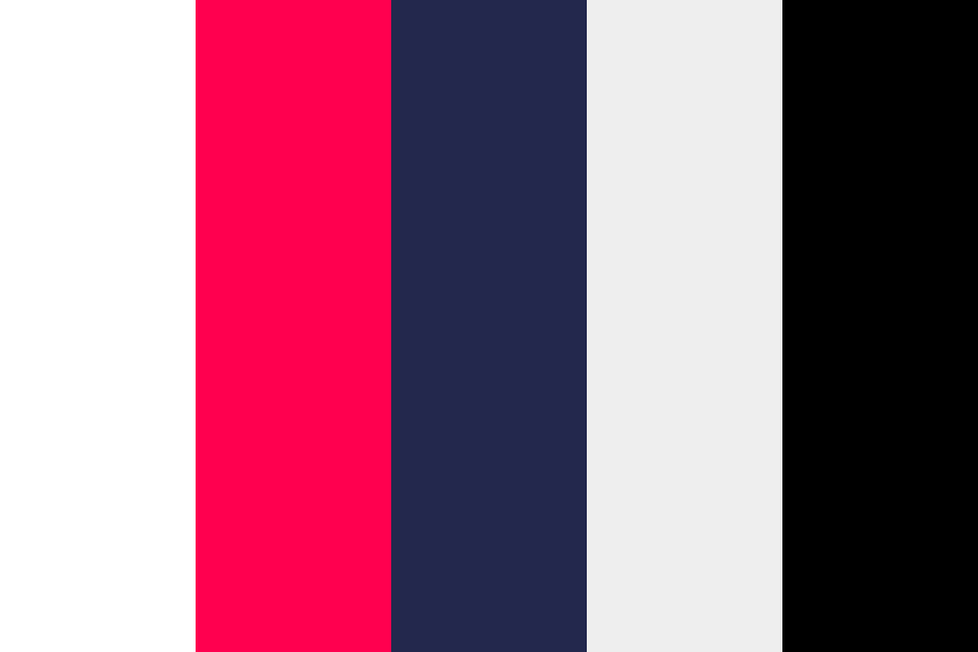 Red and Blue color palette