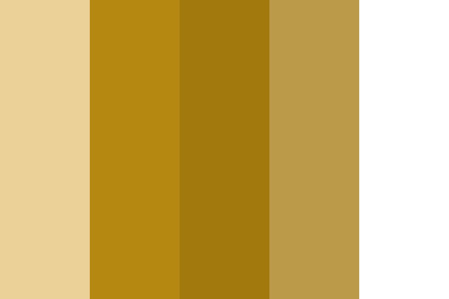  Gold  gradient Color  Palette 