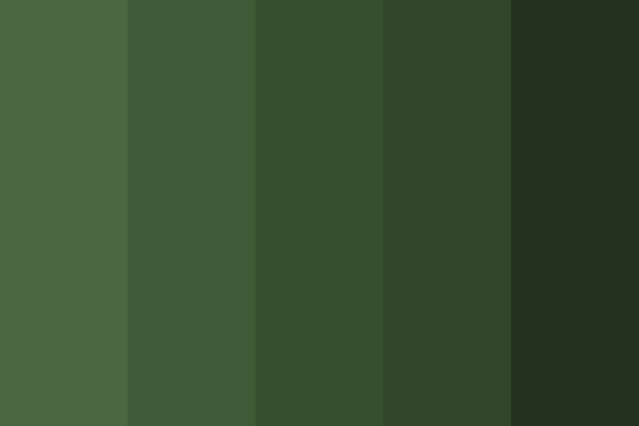 Forest green Color Palette