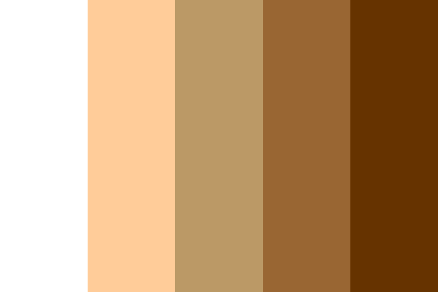 Web-safe colors of Brown color palette