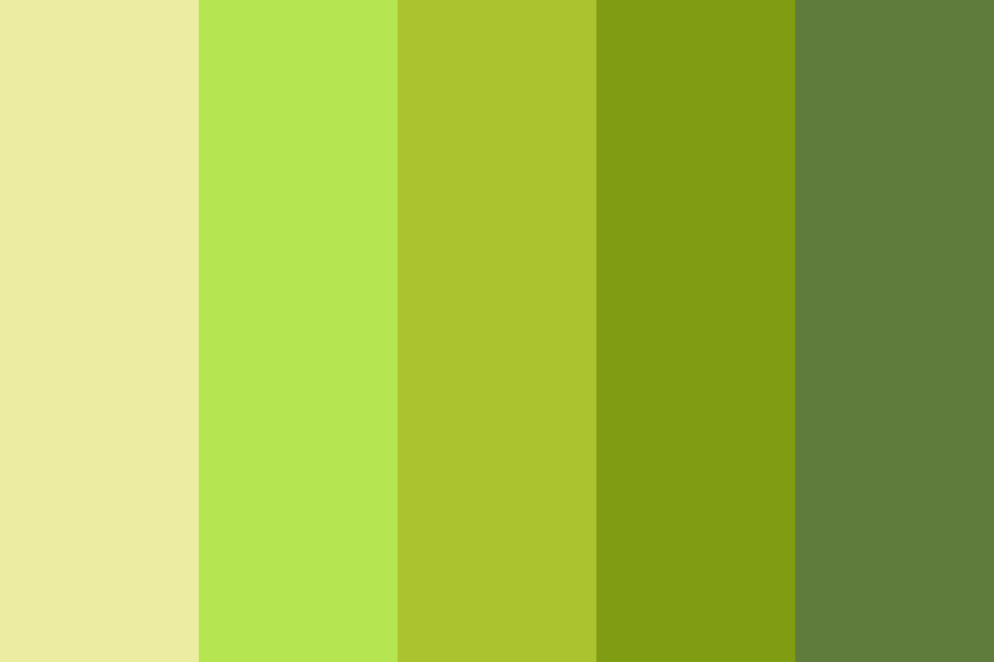 Matcha Green Color Palette
