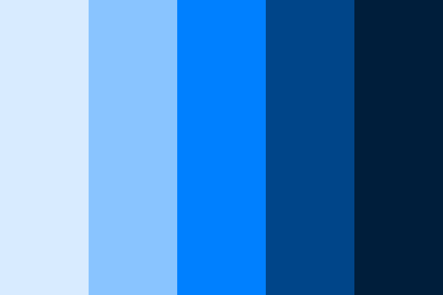 The Color Azure Color Palette