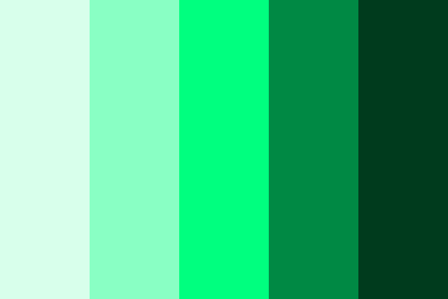 Spring Green Color Scheme » Green »