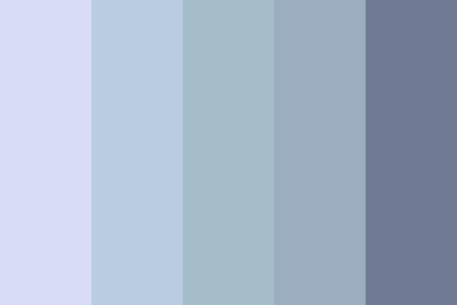 Misty Blues Color Palette