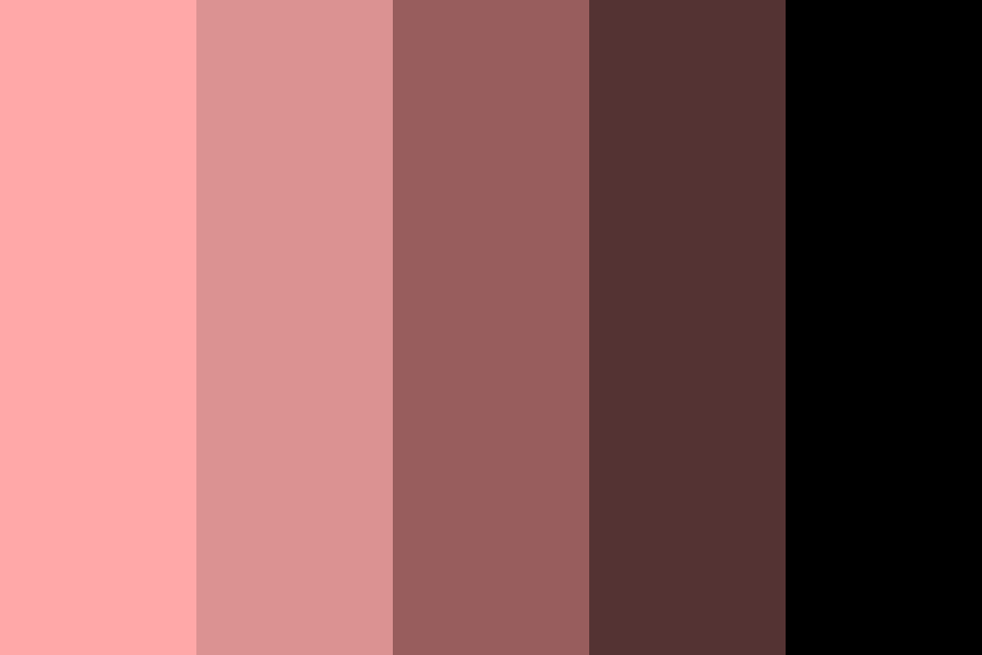 Reverse Monochromatic Pink Color Palette