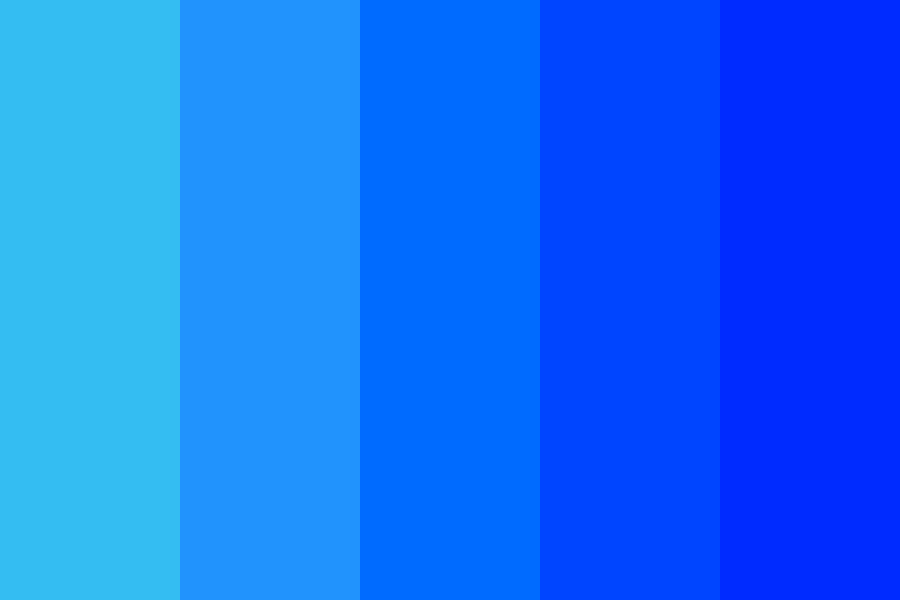 blue to deep Color Palette