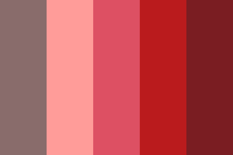 Cinnabar Gem color palette