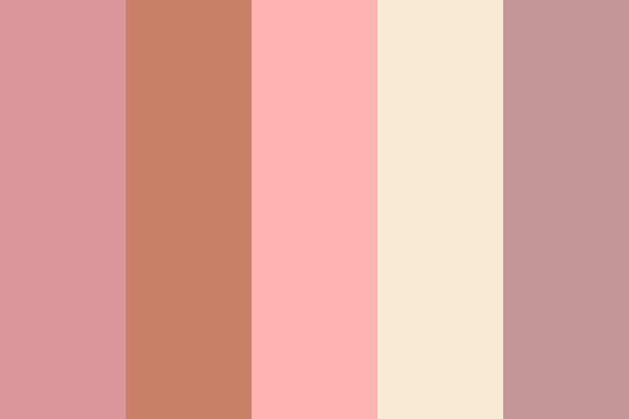 aesthetic cafe color palette