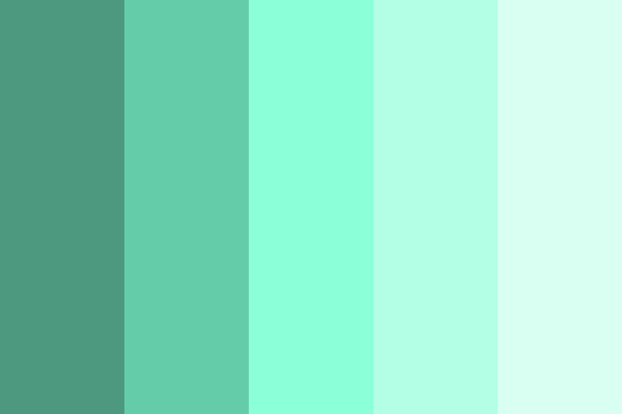 MH Aquamarines color palette